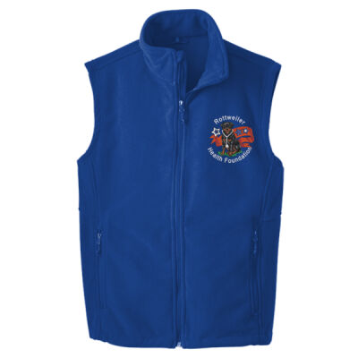 Men's Fleece Vest Patriotic Design Embroidered Thumbnail