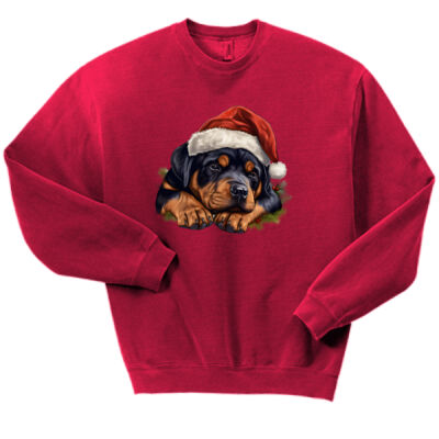 Christmas Rottweiler Sweatshirt Thumbnail